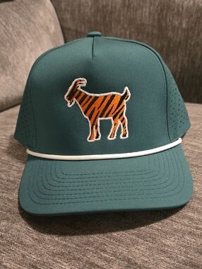 Tiger The GOAT Golf Rope Hat - Masters Green